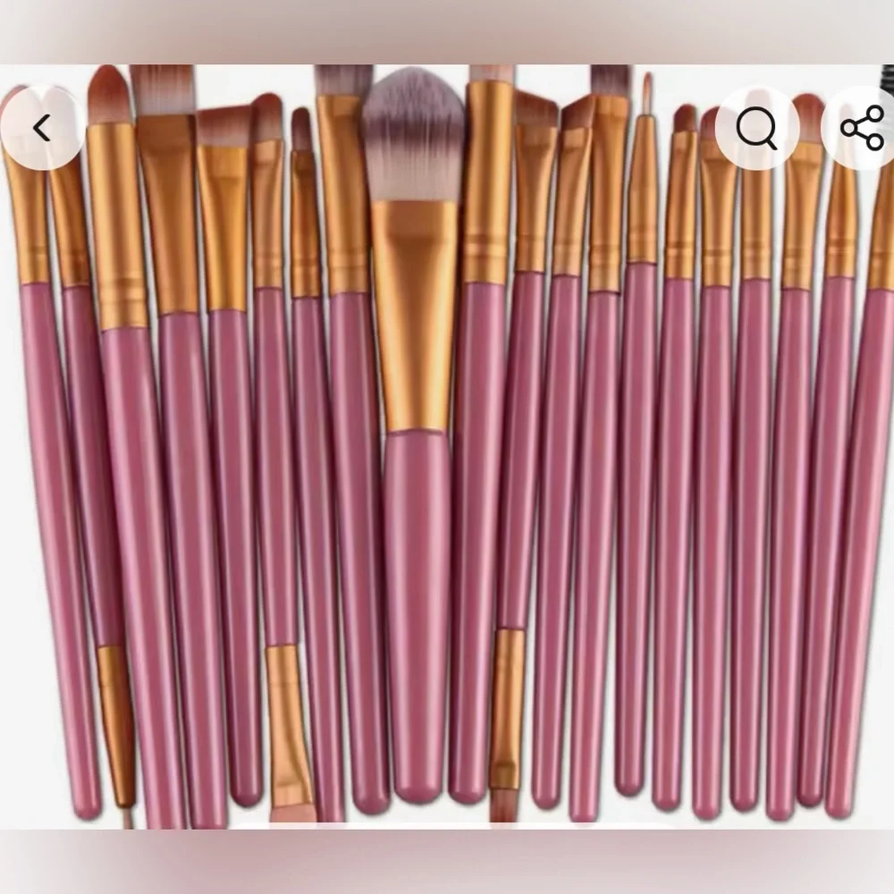 20 Piece Makeup Brush Set